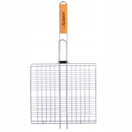 Stačiakampės grilio grotelės mėsai, žuviai, kepsniams, 27x24x2