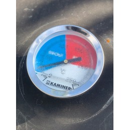 Tvirtas analoginis termometras griliui ir rūkyklai su Kaminer zondu 0-250 °C