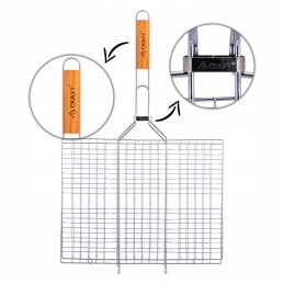 ⭐⭐⭐Plieninės grotelės kepimui ant grotelių, mėsos, kepsnių, žuvies kepimui sk-0707⭐⭐⭐