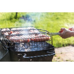 ⭐⭐⭐Plieninės grotelės kepimui ant grotelių, mėsos, kepsnių, žuvies kepimui sk-0707⭐⭐⭐