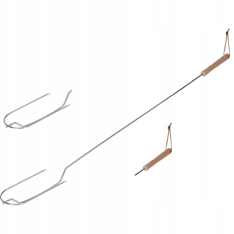 Židinio šakutė 101 cm su medine rankena