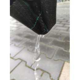 Juodas agrotekstilės kilimėlis nuo piktžolių, metro storio, 100g 1,1 x 1m UV