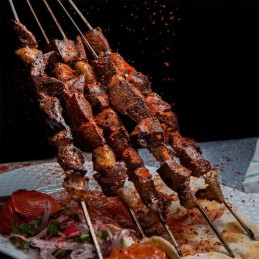 BBQ metaliniai iešmai 24 cm (4 vnt.)