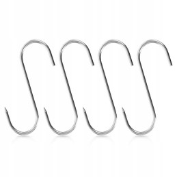 Kabliukas turėklai, kablys rūkyklai, plieninis, 15x12, 4 vnt
