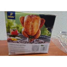 Stovas, vištienos grilio laikiklis, grotelės, padėklas