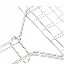 BBQ grilio grotelės su medine rankena