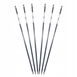 Szampury pins grilio iešmeliai mėsos iešmams 60 cm 6 vnt