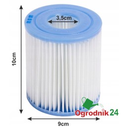 Įdėklas siurblio tipui h 10x9 cm intex 29007