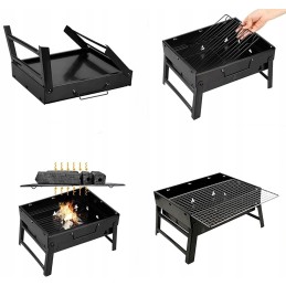 ️ Nešiojamos sulankstomos kelioninės kepsninės