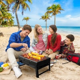 ️ Nešiojamos sulankstomos kelioninės kepsninės