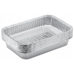 Tvirtos aliuminio nuvarvėjimo padėklai kepsniams, 10 Weber dalių rinkinyje