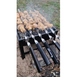 Aukščiausios kokybės sulankstomas grilio lagaminas, nešiojamas sodas, kepsninė su anglimi