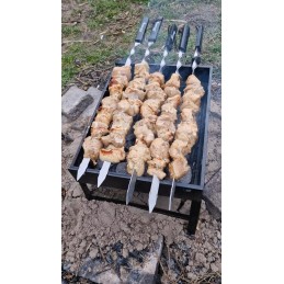 Aukščiausios kokybės sulankstomas grilio lagaminas, nešiojamas sodas, kepsninė su anglimi