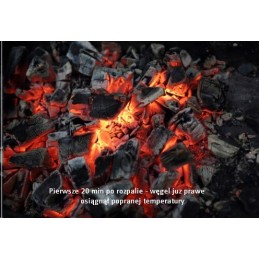 Eko anglis kepimui ant grotelių 2,5 kg, dideli gabaliukai