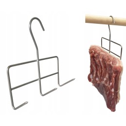 Kabliukai šoninei rūkyti, šonkauliukai, 3 peiliukai, 3 vnt