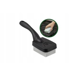 Valymo akmuo su rankena grilio grotelėms