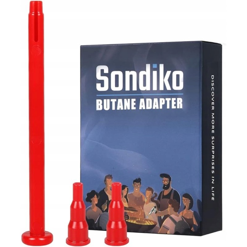 Butano žiebtuvėlio papildymo adapteris, dujų adapteris