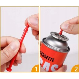 Butano žiebtuvėlio papildymo adapteris, dujų adapteris