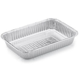 Tvirtos aliuminio nuvarvėjimo padėklai kepsniams, 10 Weber dalių rinkinyje