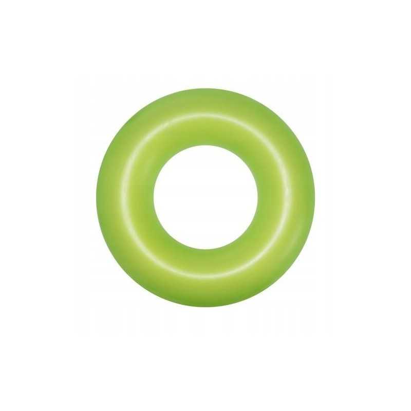 Neoninis žalias plaukimo žiedas 91 cm bestway