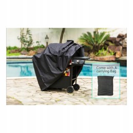 Grilis padengtas vandeniui atspariu cilindriniu dangteliu, kurio išmatavimai 150x100x125cm