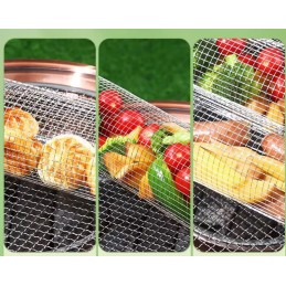 Krepšelis daržovėms ir gruzdintoms bulvytėms kepti, besisukančios grotelės, 30 x 9,3 cm