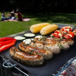 10x tefloninis grilio kilimėlio padėklas daugkartinio naudojimo grilio grotelės bbq 40x33cm