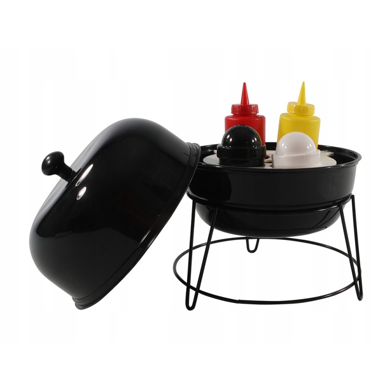 Grilio prieskonių rinkinys food truck druskos purtyklos padažai