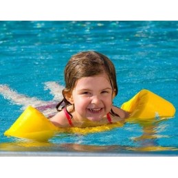 Bestway plaukimo pamokos geltonos spalvos 25cmx15cm