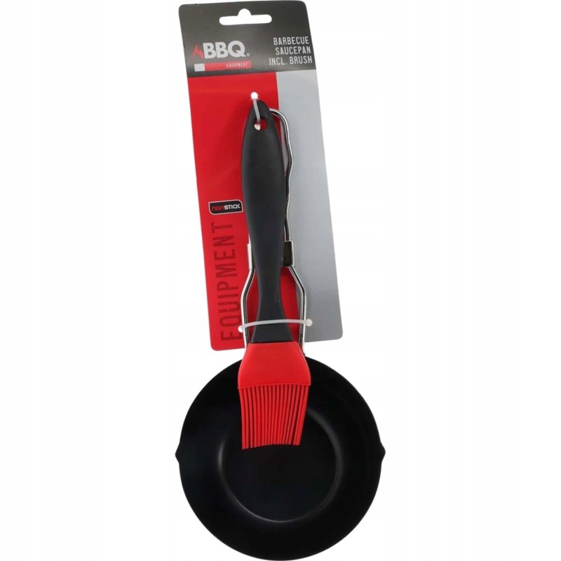 Padažų keptuvė su teptuku - 11,5 x 6,5 cm