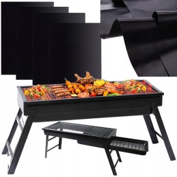 ⭐ anglis stovyklavietės grilis nešiojamas sulankstomas lagaminas sodas kempingas didelis ⭐