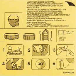 Povandeninių skylių taisymo pleistrai baseino čiužinys 10