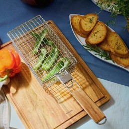 Lengvas grotelių krepšelis, sulankstoma grotelė, 45x13x8 cm homla