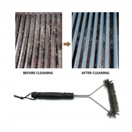 Platus dujinių grilio valymo šepetys