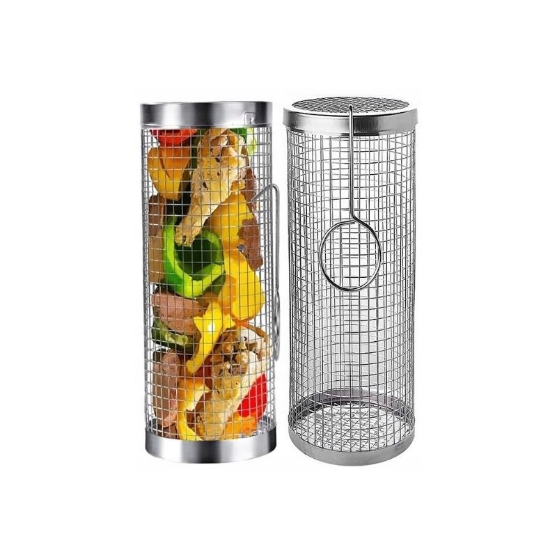 Krepšelis daržovėms ir gruzdintoms bulvytėms kepti, besisukančios grotelės, 30 x 9,3 cm