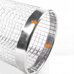 Krepšelis daržovėms ir gruzdintoms bulvytėms kepti, besisukančios grotelės, 30 x 9,3 cm