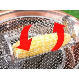 Krepšelis daržovėms ir gruzdintoms bulvytėms kepti, besisukančios grotelės, 30 x 9,3 cm