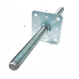 Įdėjimui skirto PSR stulpo pagrindas yra reguliuojamas