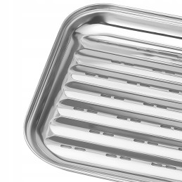 Daugkartinio naudojimo 4 mm storio plieninis bbq grilio padėklas