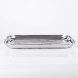 Daugkartinio naudojimo 4 mm storio plieninis bbq grilio padėklas