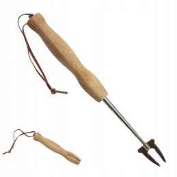 Ištraukiamos pagaliukai dešrelėms kepti ant ugnies