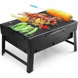 Anglies grilis plieninis sodo katilas nešiojamas sulankstomas lagaminas