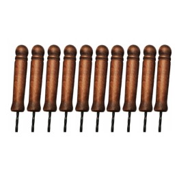 Lazdelės, laužo lazdos, grilio šakutė, dešrelių šakutės, 100 cm, 10 vnt