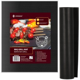 Tefloninis grilio kilimėlis griliui 50x40 padėklai 5 vnt