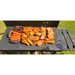 Tefloninis grilio kilimėlis griliui 50x40 padėklai 5 vnt