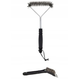 Pridedamas 30 cm pločio grilio šepetys ir grandiklis griliui valyti