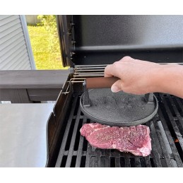 Ketaus presas mėsainiams, mėsai, kotletams, 18 cm, brunbeste bb 2661