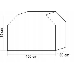 Grilio dangtis 100 x 60 x 95 cm lund 99760