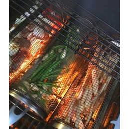 Susuktas grilio krepšelis 9 x 20 cm