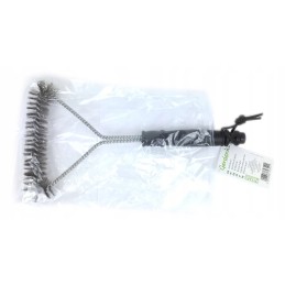 Didelės grilio žnyplės, 40 cm, grotelių šepetys